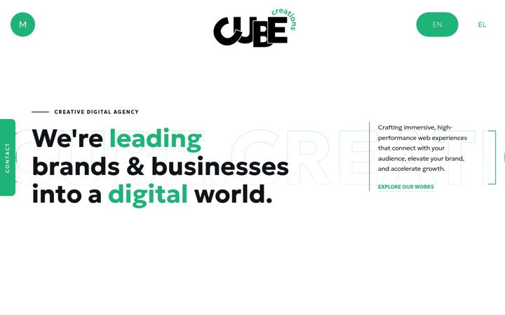 Screenshot of cube-creations.com