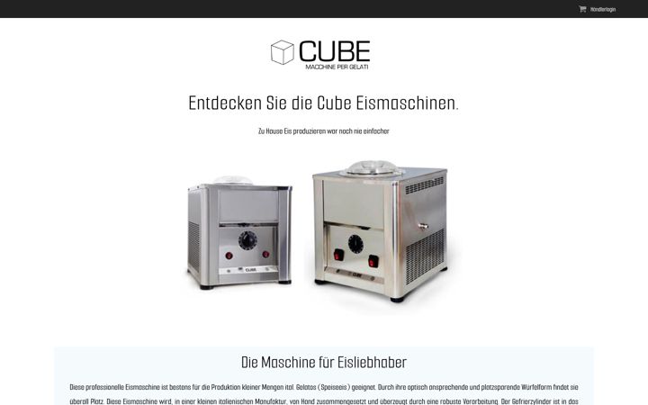 Screenshot of cube-eismaschine.de