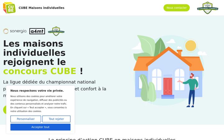 Screenshot of cube-mi.org