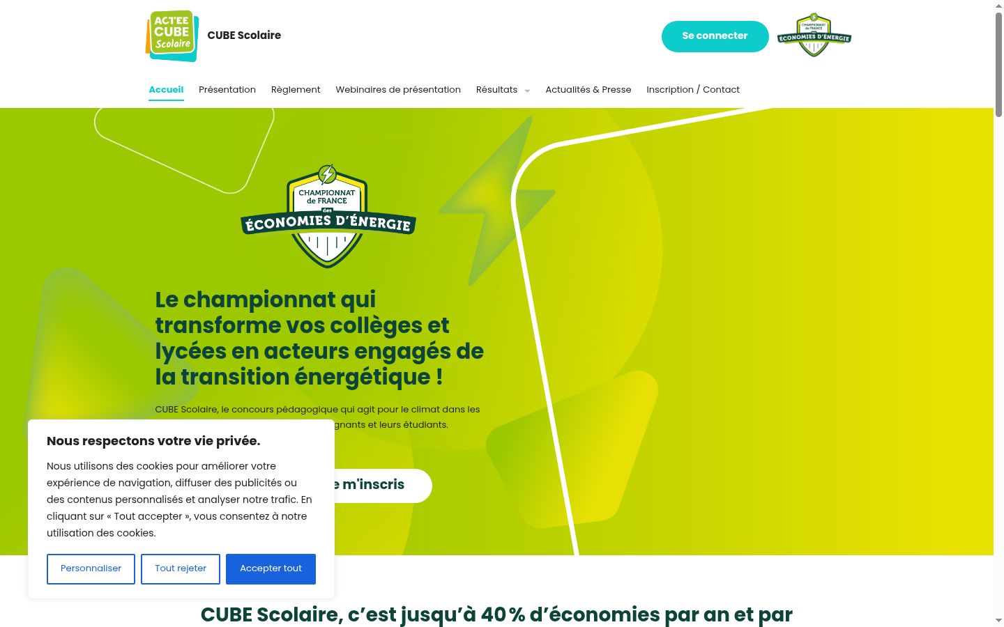 Screenshot van de toestemmingsbanner zoals getoond vóór enige interactie