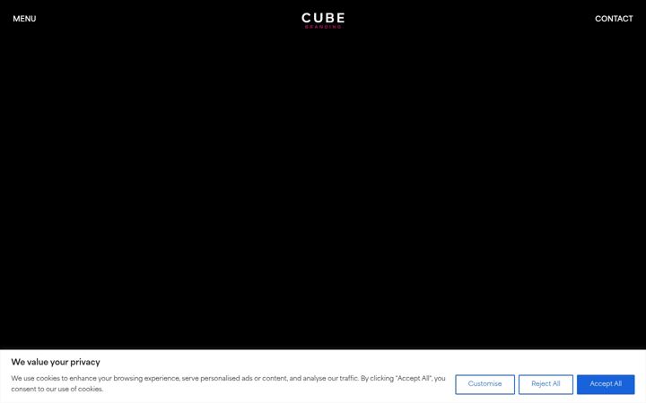 Screenshot of cubebranding.co.uk