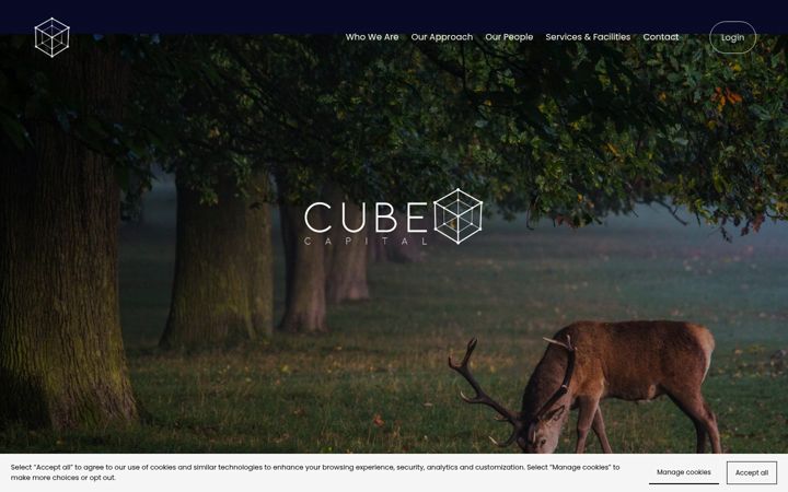 Screenshot of cubecapital.co.uk
