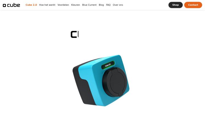Screenshot of cubecharging.com