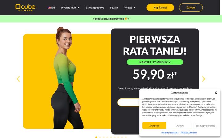 Screenshot di cubeclub.pl