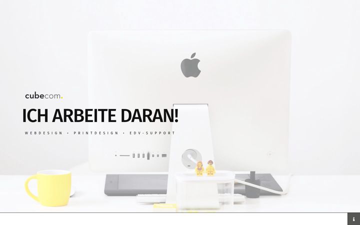 Skærmbillede af cubecom.de
