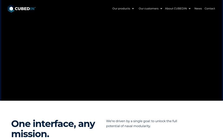 Screenshot von cubedin.com