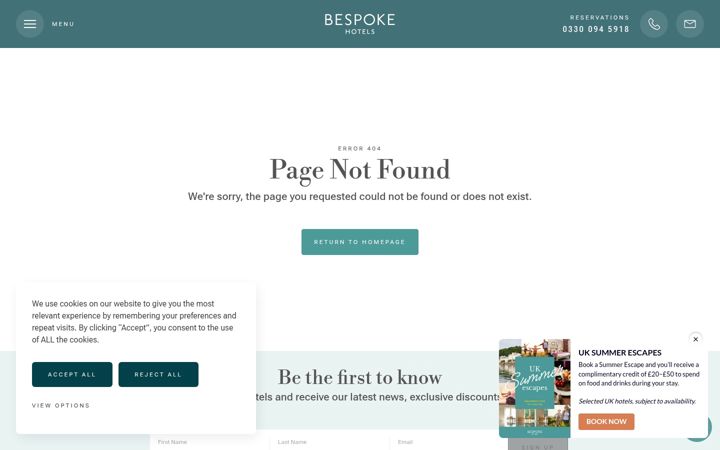 Screenshot of cubehotel.co.uk