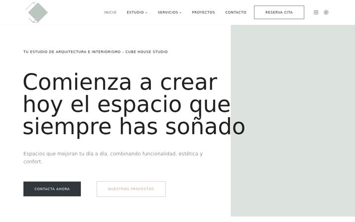 Screenshot of cubehousestudio.com