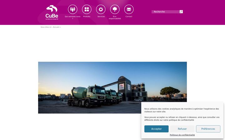 Screenshot of cubelesbetonsdugroupecb.com