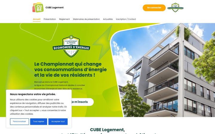 Skjámynd af cubelogement-championnat.org