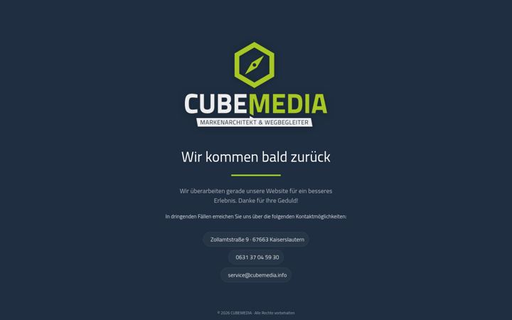 Screenshot of cubemedia.info