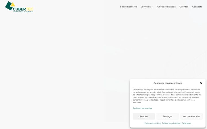 Screenshot of cubertec.com