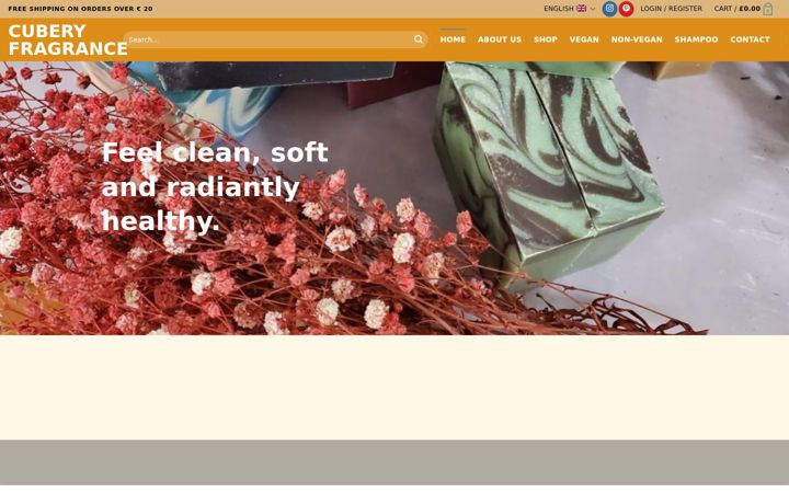 Screenshot of cuberyfragrance.com