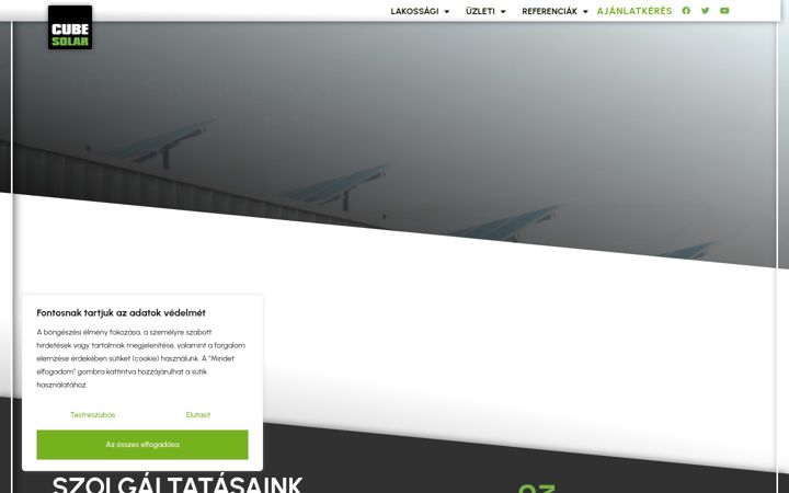 Screenshot of cubesolar.hu