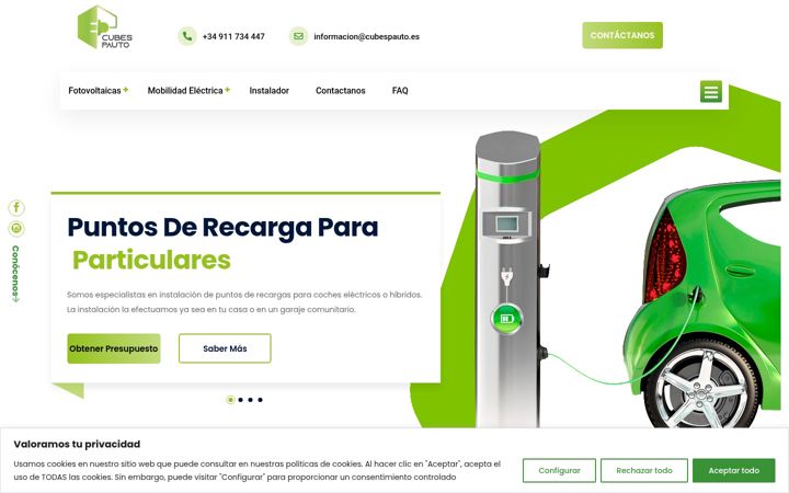 Screenshot of cubespauto.es