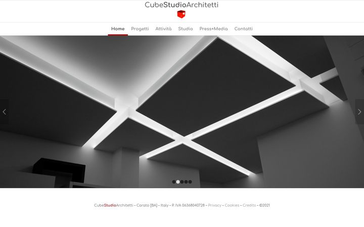 Екранна снимка на cubestudioarchitetti.it