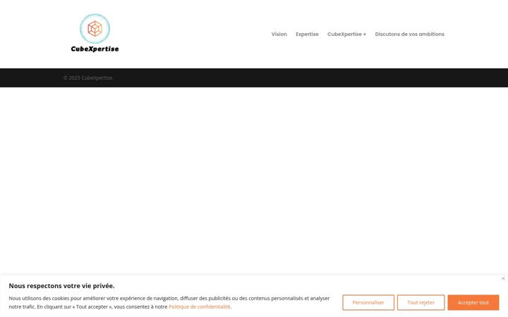 Screenshot of cubexpertise.com