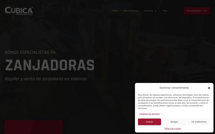 Screenshot of cubica.es