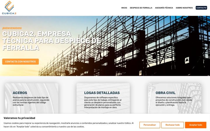 Screenshot of cubica2.net