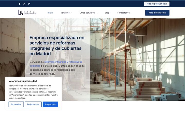 Screenshot of cubiertasyreformaslr.es