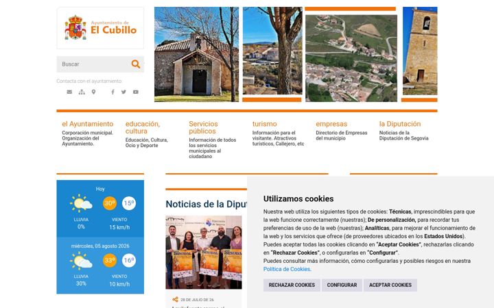 Screenshot of cubillo.es