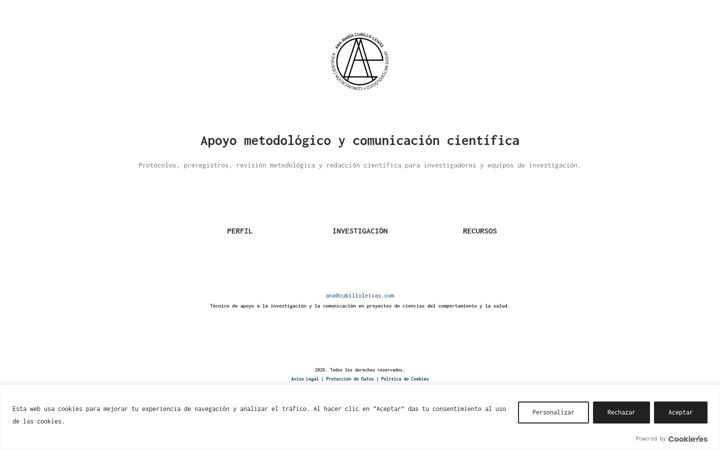 Screenshot of cubilloleivas.com