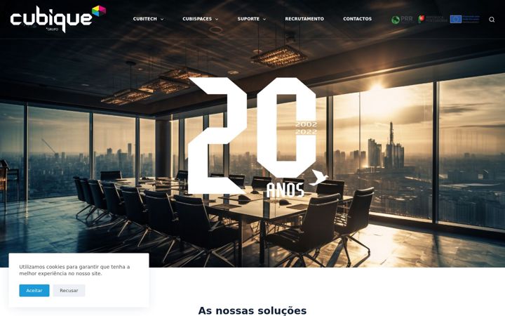 Screenshot of cubique.com.pt