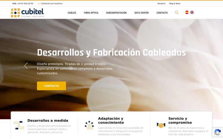 Screenshot of cubitel.es
