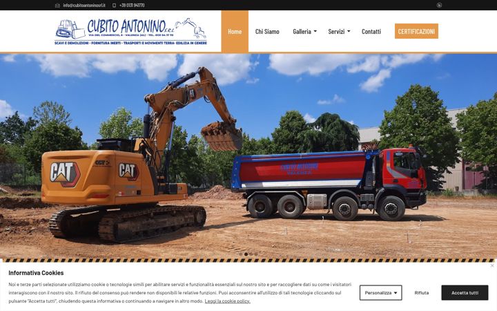 Screenshot of cubitoantonino.it