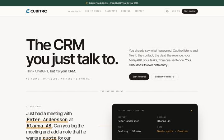 Screenshot of cubitro.com