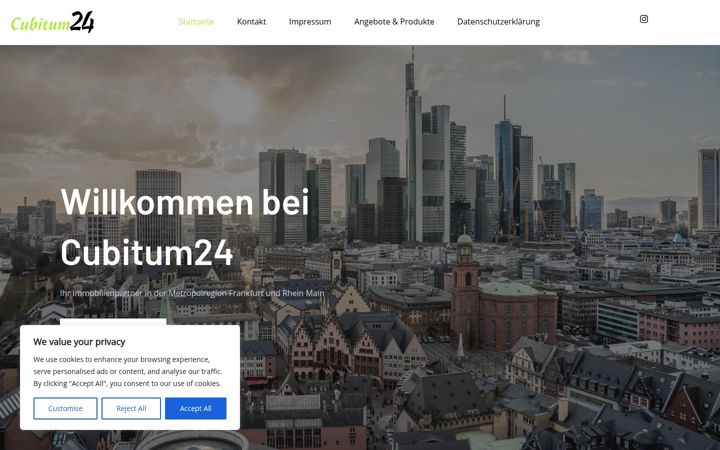 Screenshot of cubitum24.de