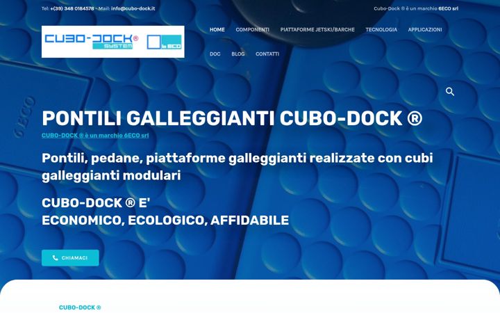Screenshot of cubo-dock.it