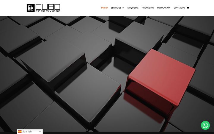 Screenshot of cubocreatividad.es