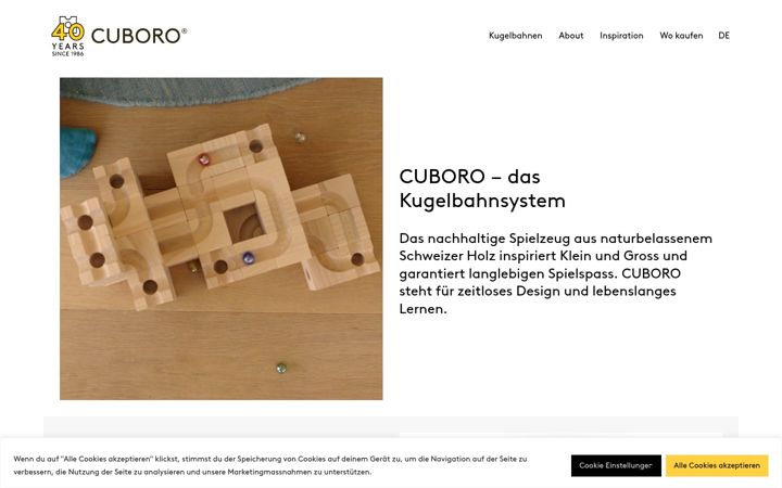 Screenshot of cuboro.ch
