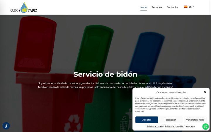 Screenshot of cuboscadiz.com