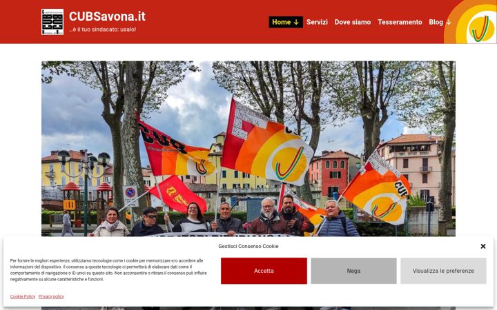 Screenshot of cubsavona.it