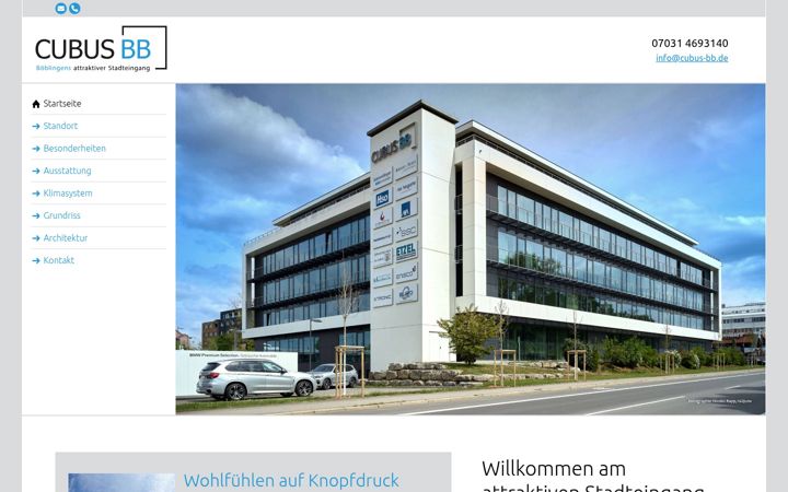 Screenshot of cubus-bb.de