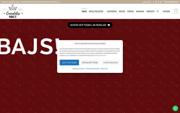 Screenshot of cucadetes.com