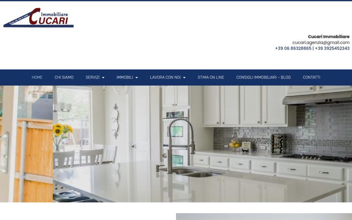 Skærmbillede af cucarimmobiliare.it