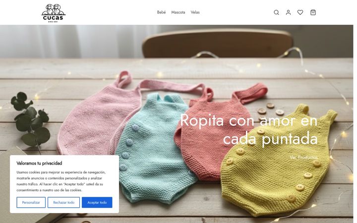 Screenshot of cucasbrand.com