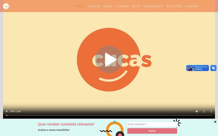 Snímek obrazovky cucasconteudo.com.br
