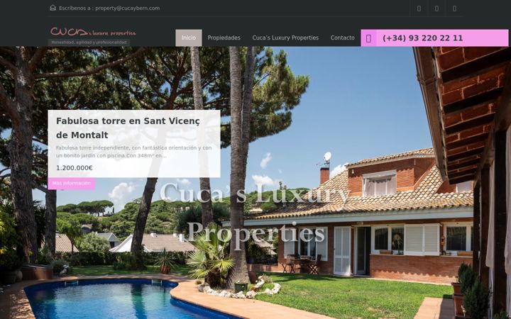 Screenshot of cucaybern.com