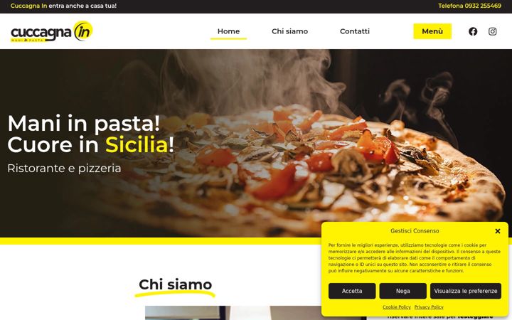 Screenshot of cuccagnain.com