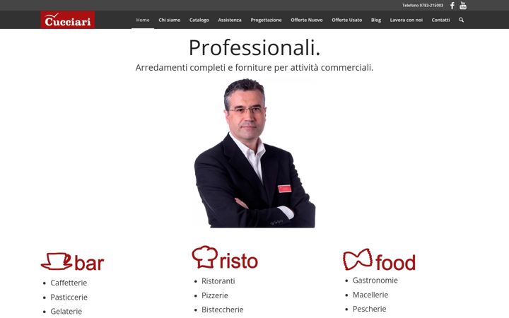 Screenshot of cucciari.it