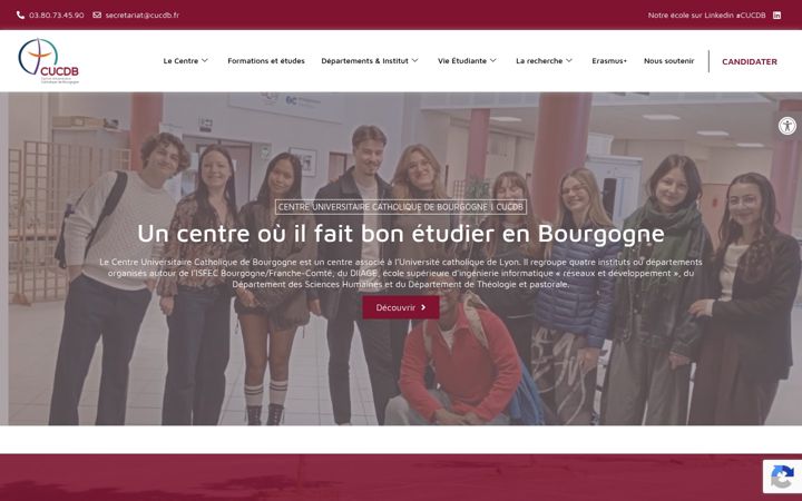 Screenshot of cucdb.fr