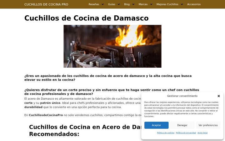 Screenshot of cuchillosdecocinapro.com