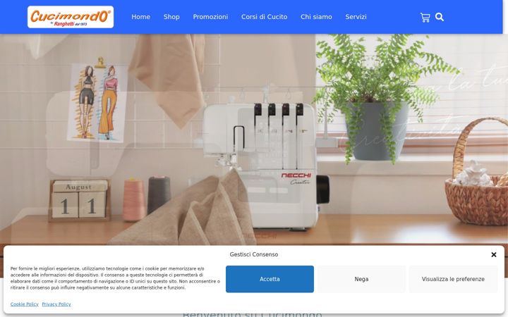 Screenshot of cucimondo.it