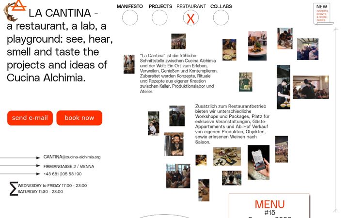 Skjámynd af cucina-alchimia.org