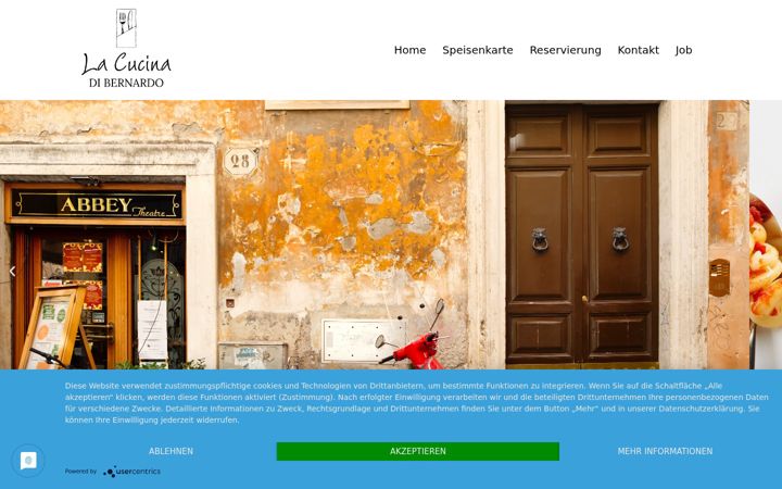 Screenshot of cucina-di-bernardo.de