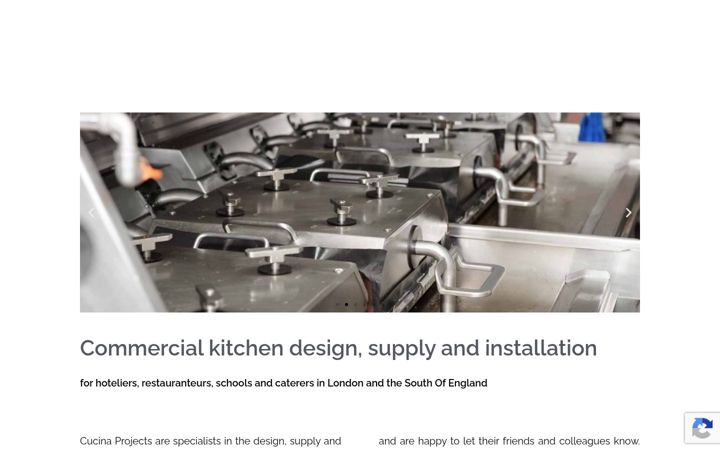 Screenshot of cucina-projects.com